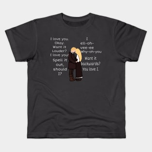 I ell-oh-vee-ee why-oh-you Kids T-Shirt